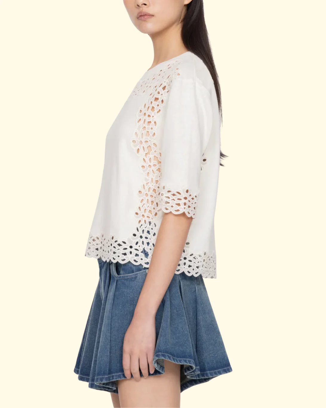 Leila Sweater | Cream - Image 2