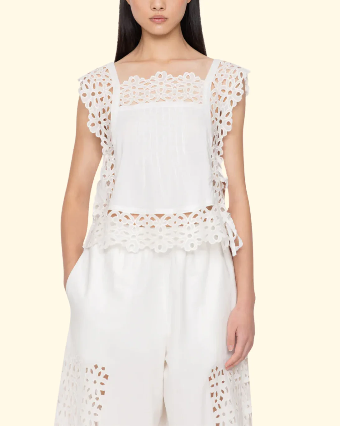 Leila Top | White - Image 2