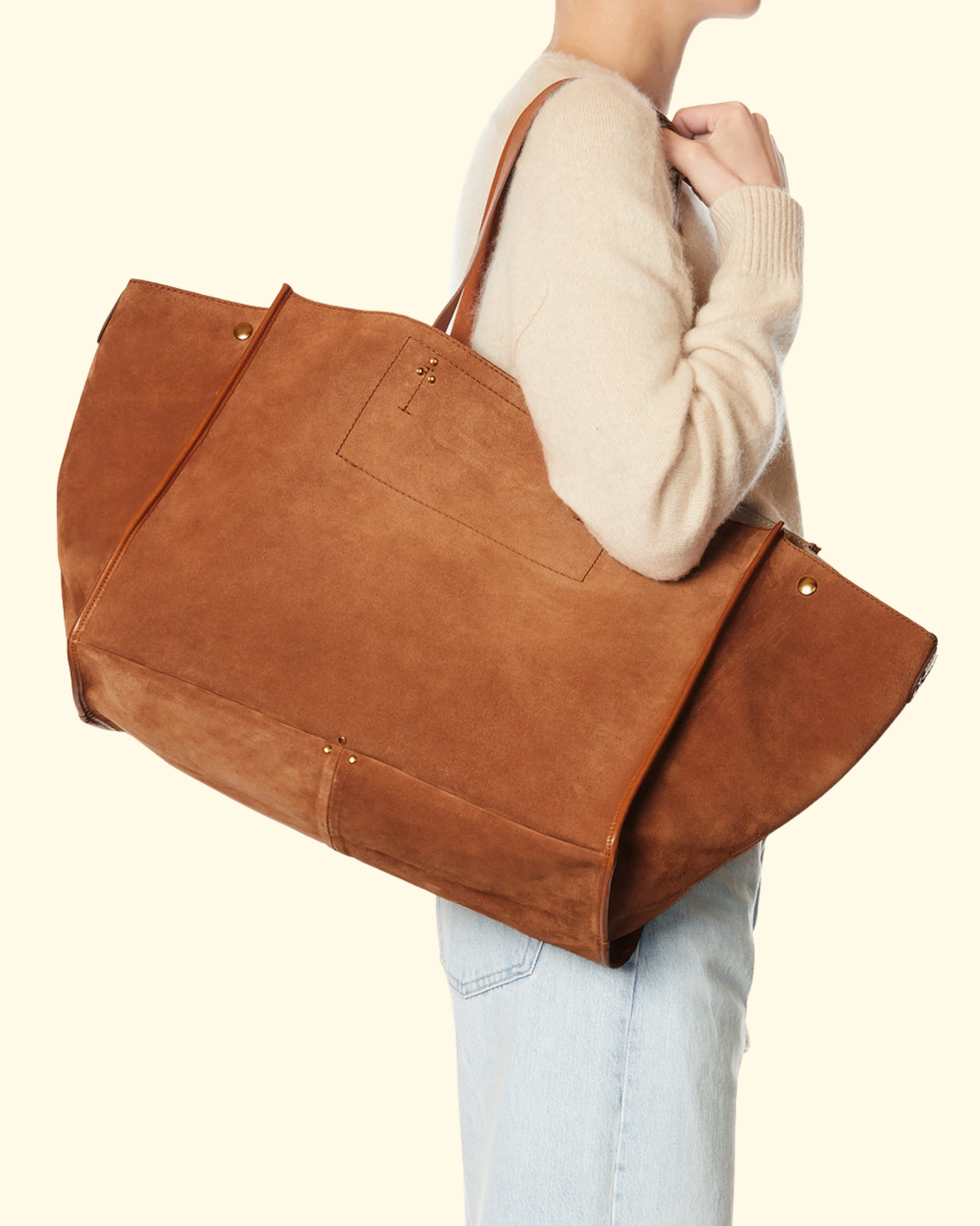 Leon L | Caramel Split Suede - Image 3