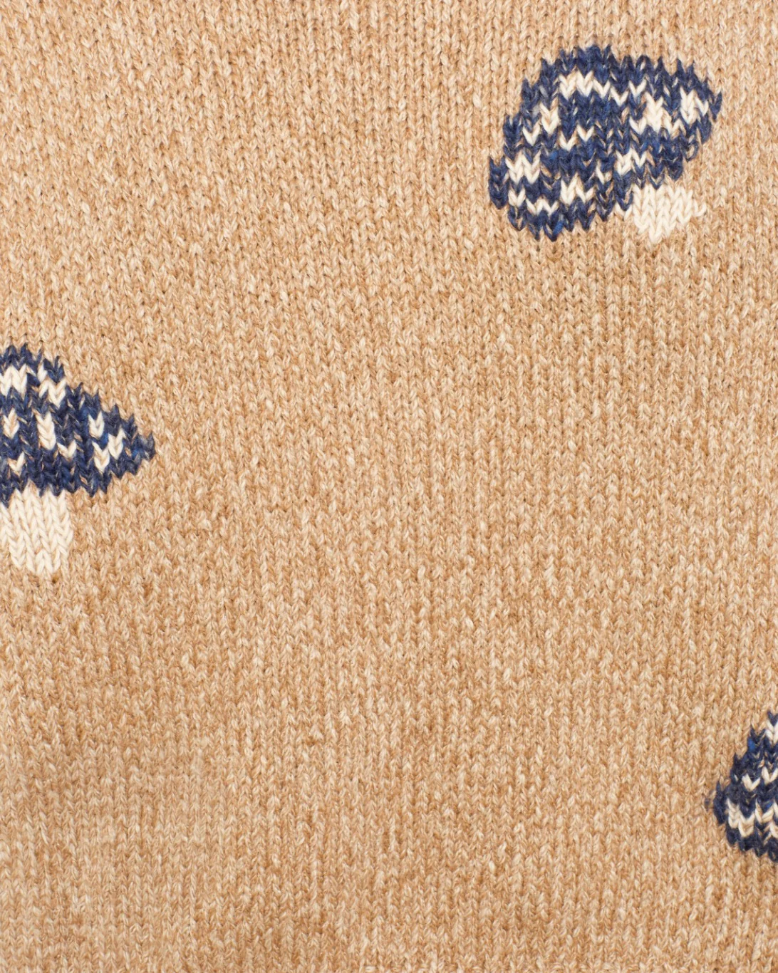 Lessi Mushroom Knit Top | Light Brown - Image 4