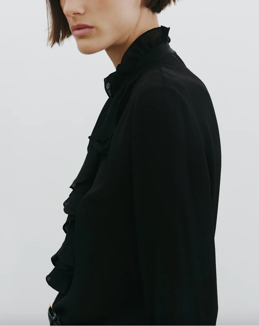 Lily Blouse | Black - Image 7