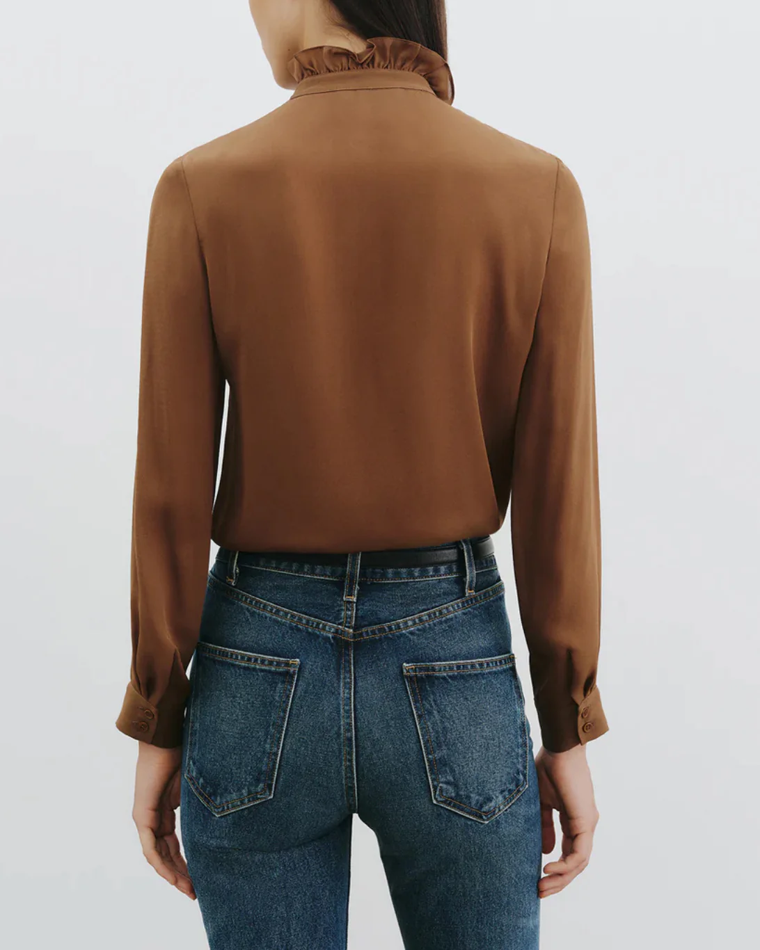 Lily Blouse | Cognac - Image 3