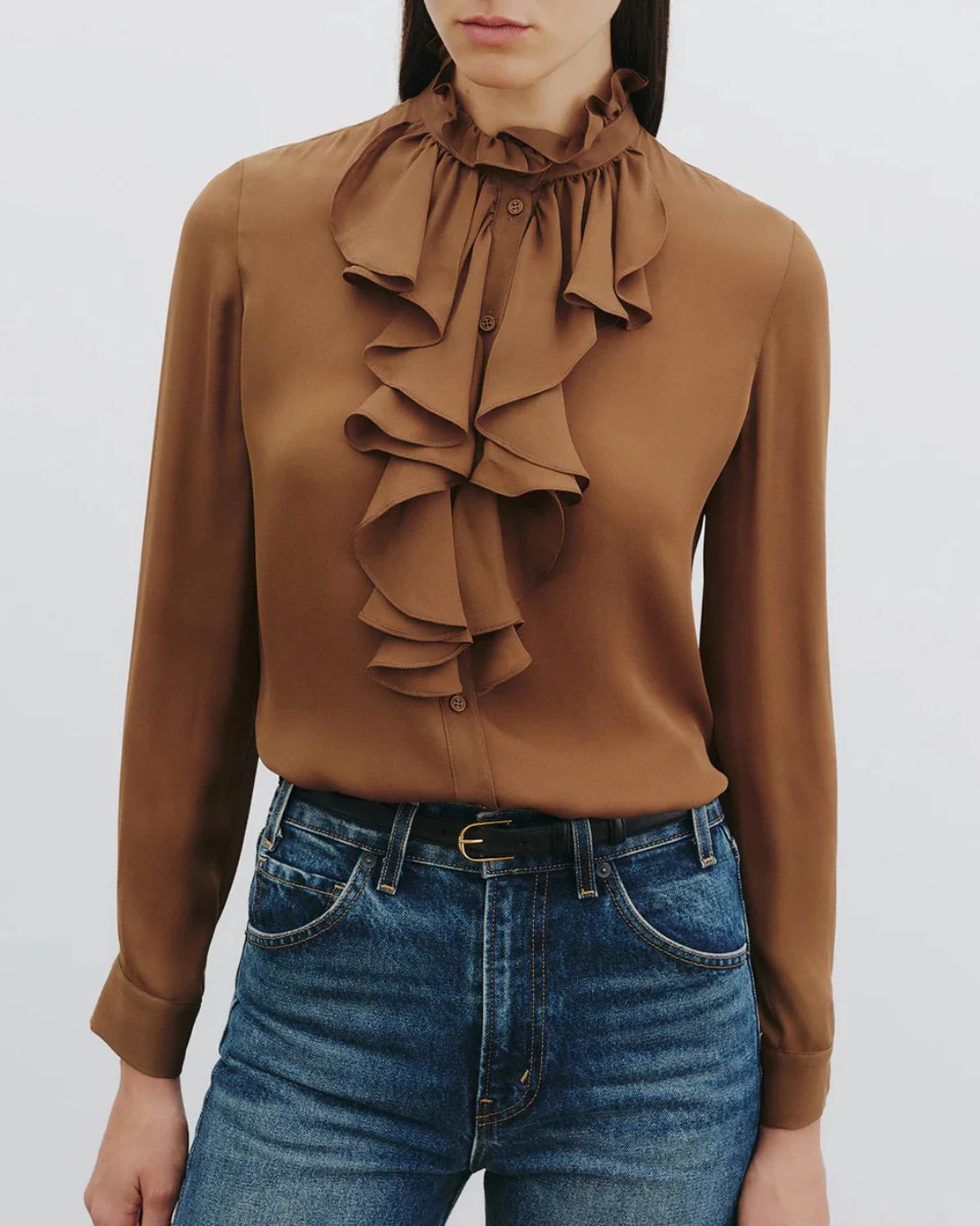 Lily Blouse | Cognac - Image 4