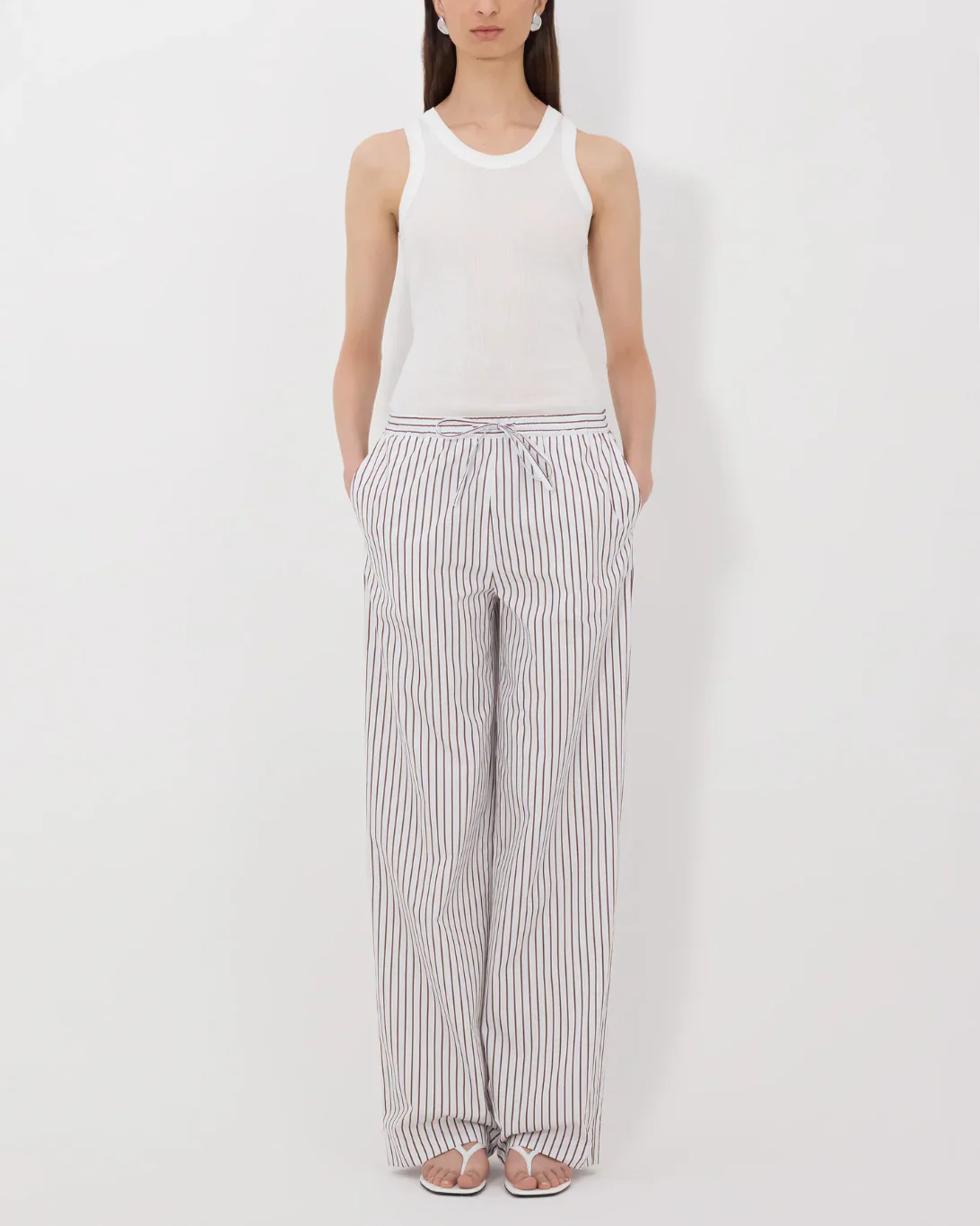 Limba LDS Fitted Tank Top | White - Image 2