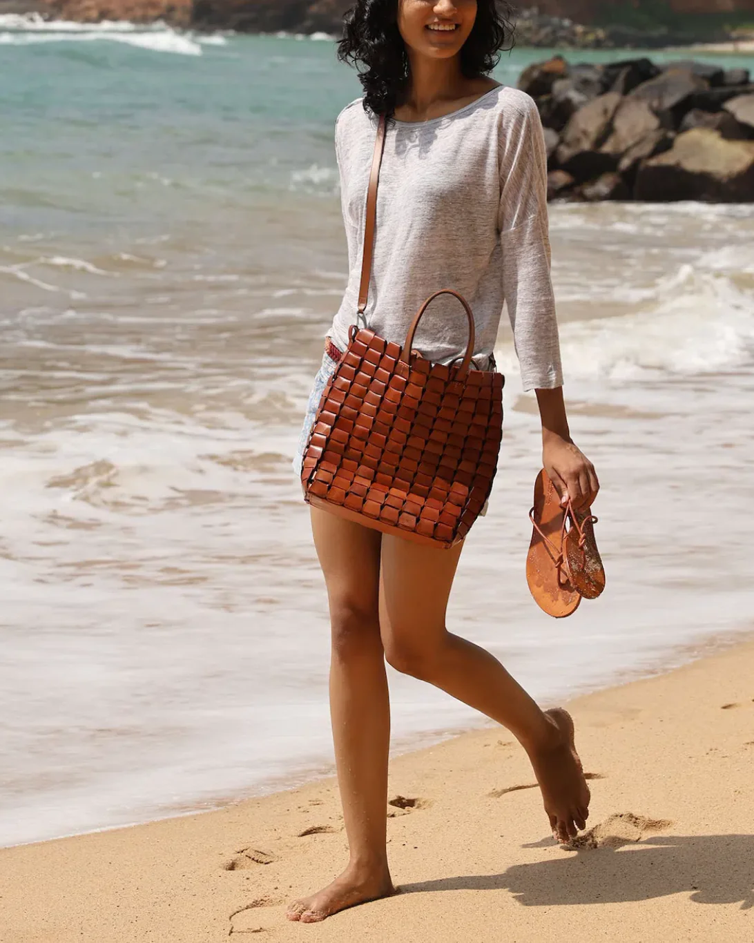 Link Tote | Tan - Image 2