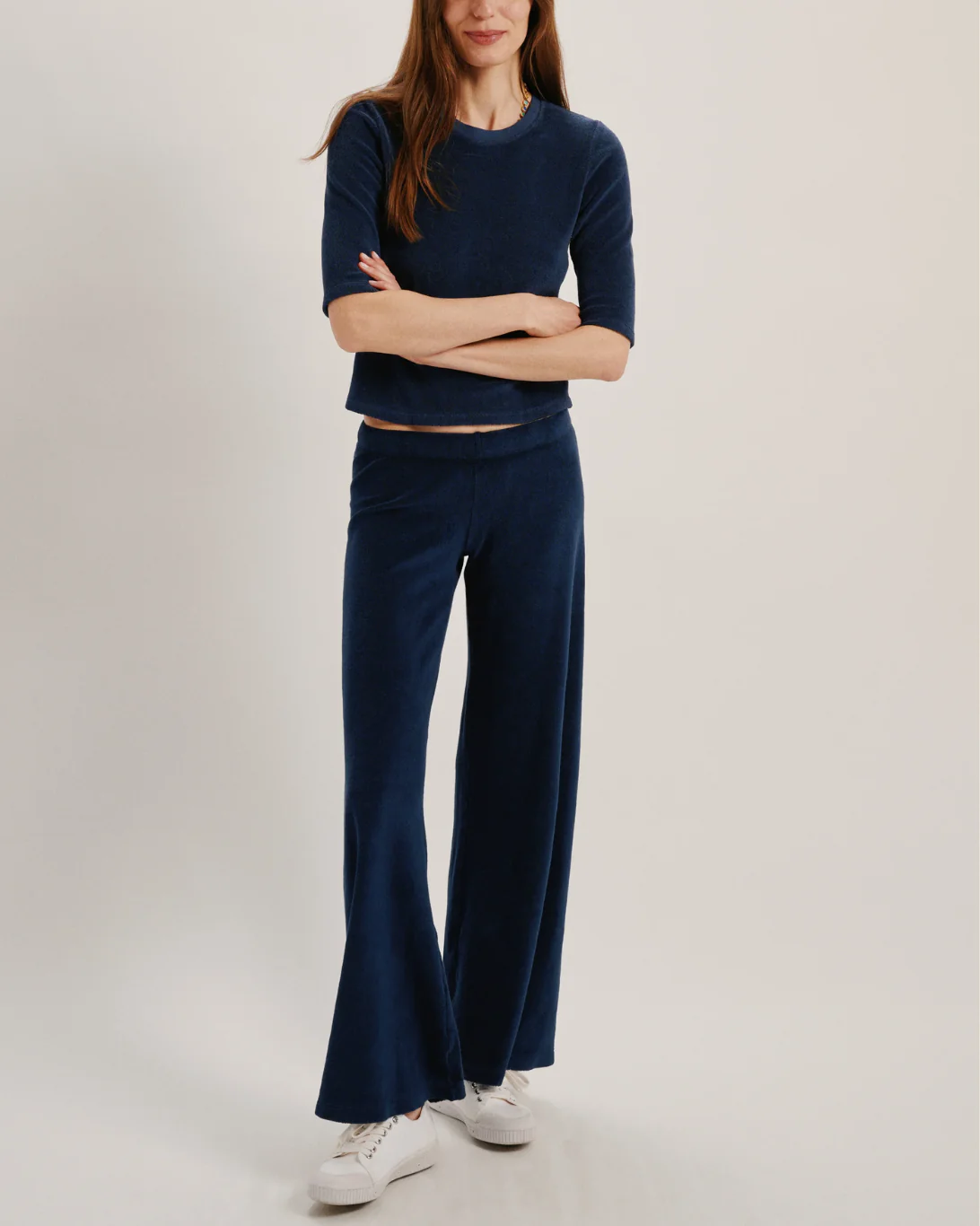 Lito Low-Rise Flare Pants | Navy - Image 2