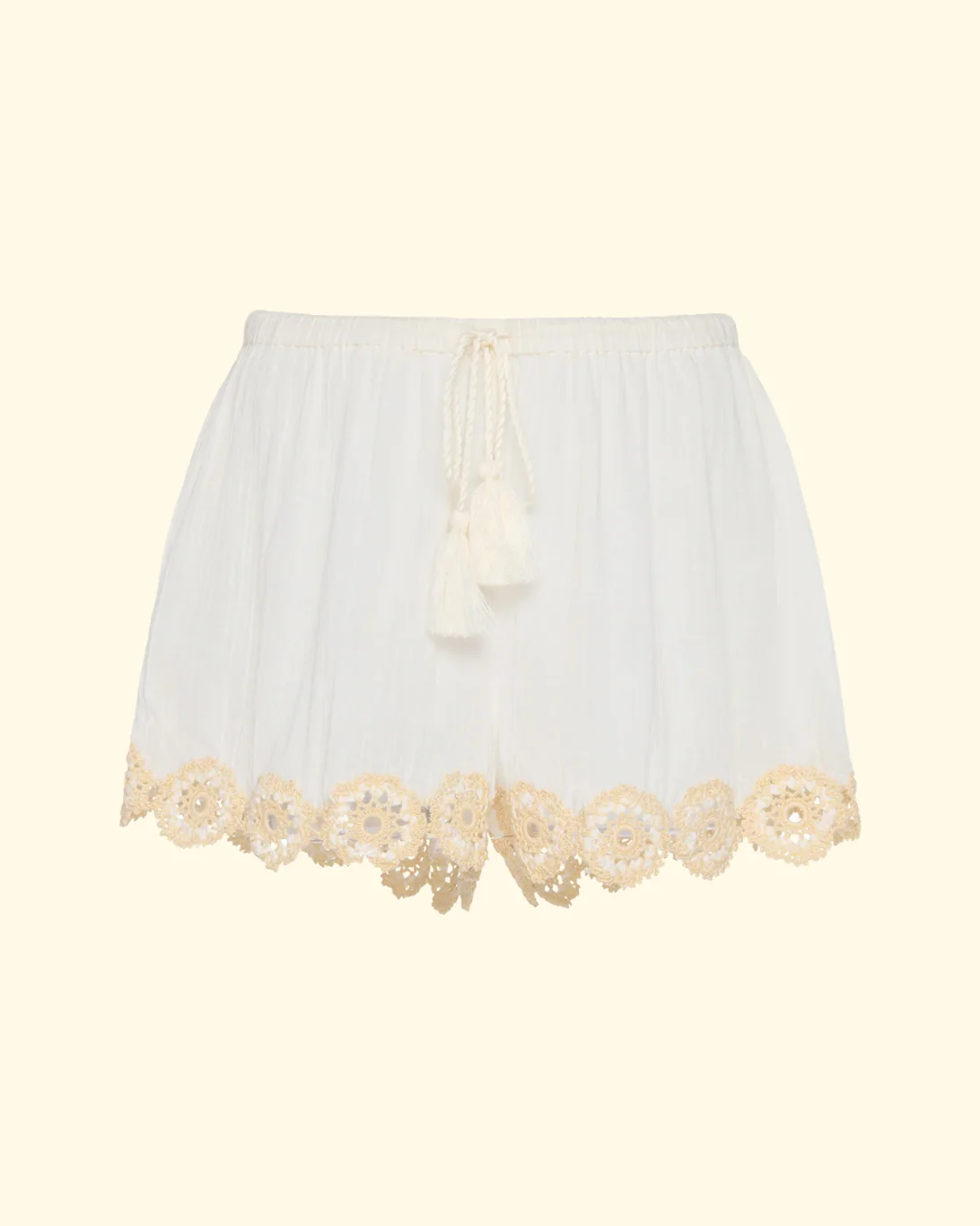 Liya Coverup Shorts | Creme