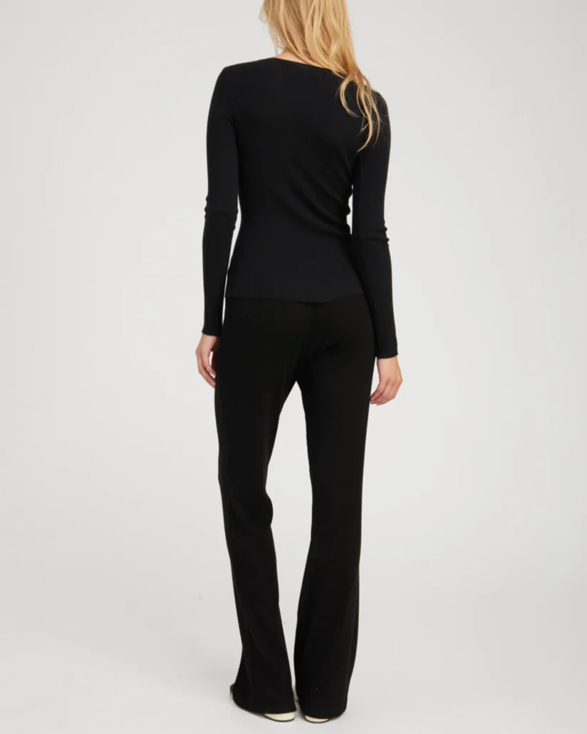 Long Sleeve Baby Tee | Black - Image 3