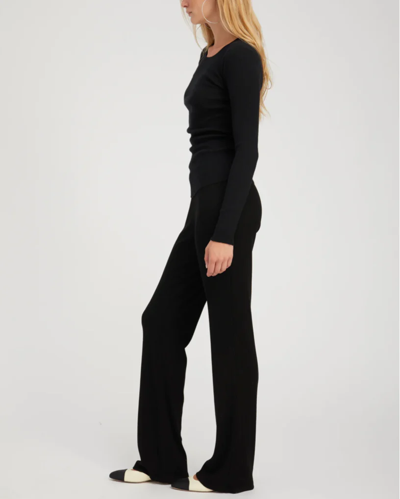 Long Sleeve Baby Tee | Black - Image 4