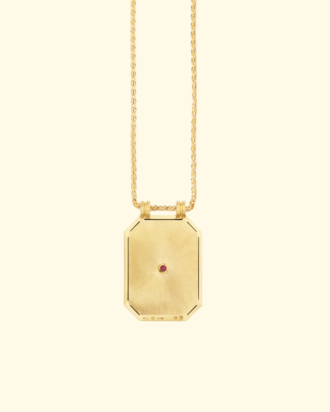 Love Scapular | 18k Yellow Gold - Image 3