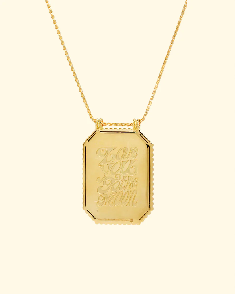 Love You the Moon Scapular Necklace - ONLINE ONLY - Image 2