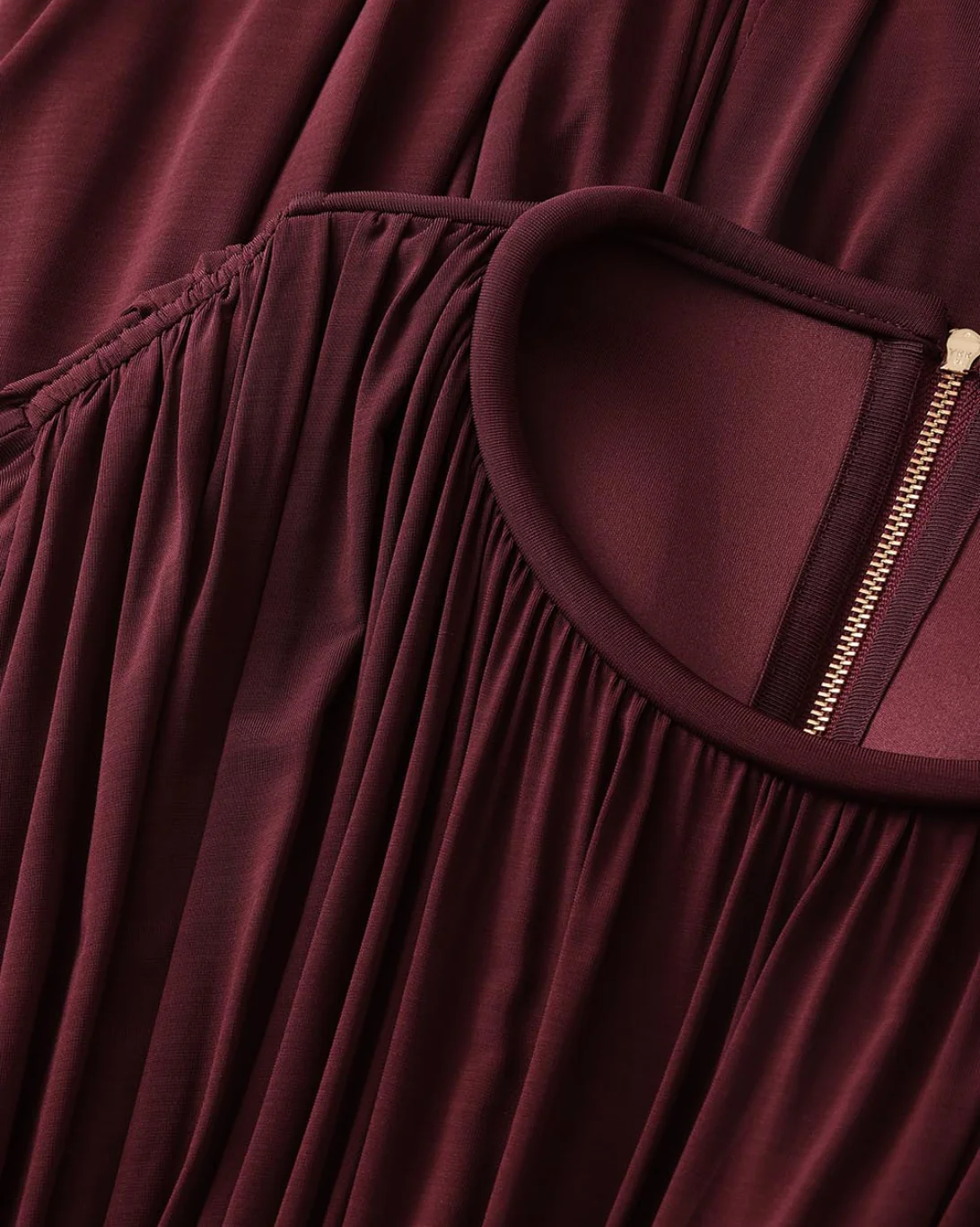 Luna Billow Maxi Dress | Mahogany - Image 5
