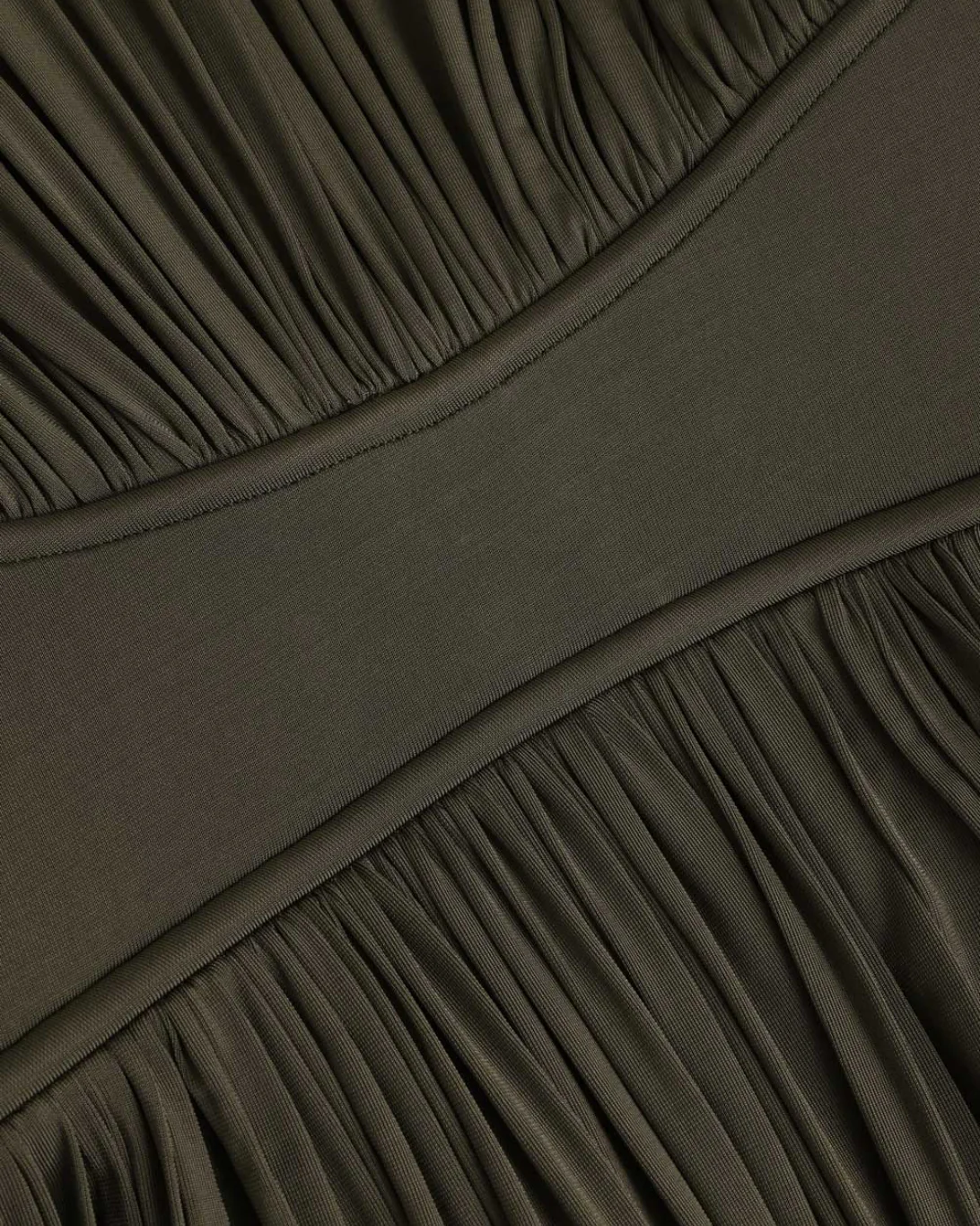 Luna Column Dress | Olive - Image 6