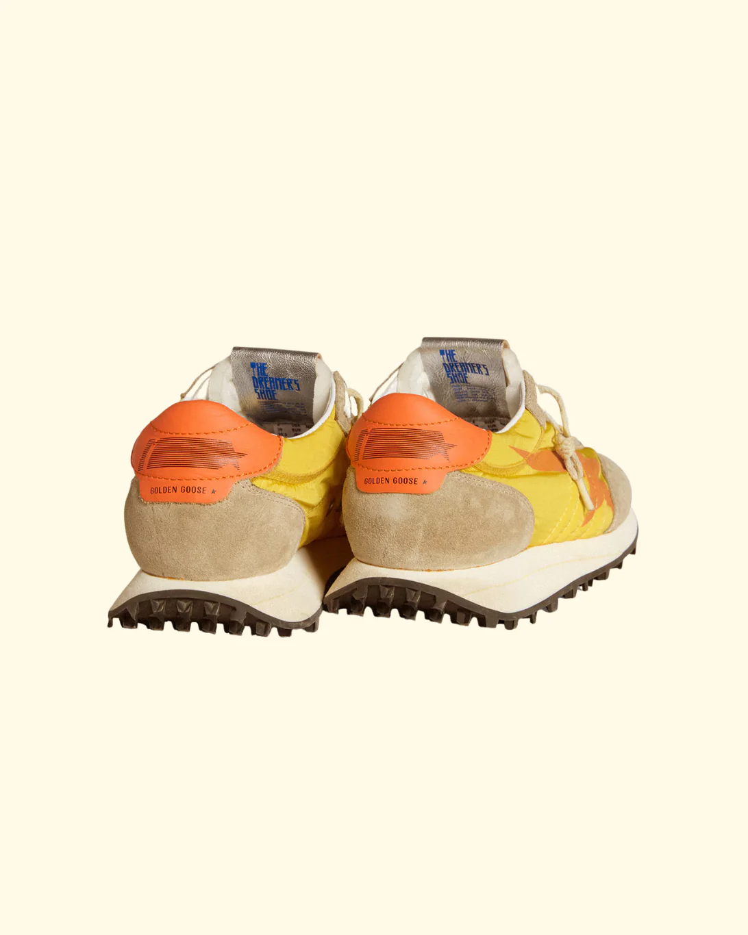 Marathon Nylon w Suede | Yellow/Orange - Image 5