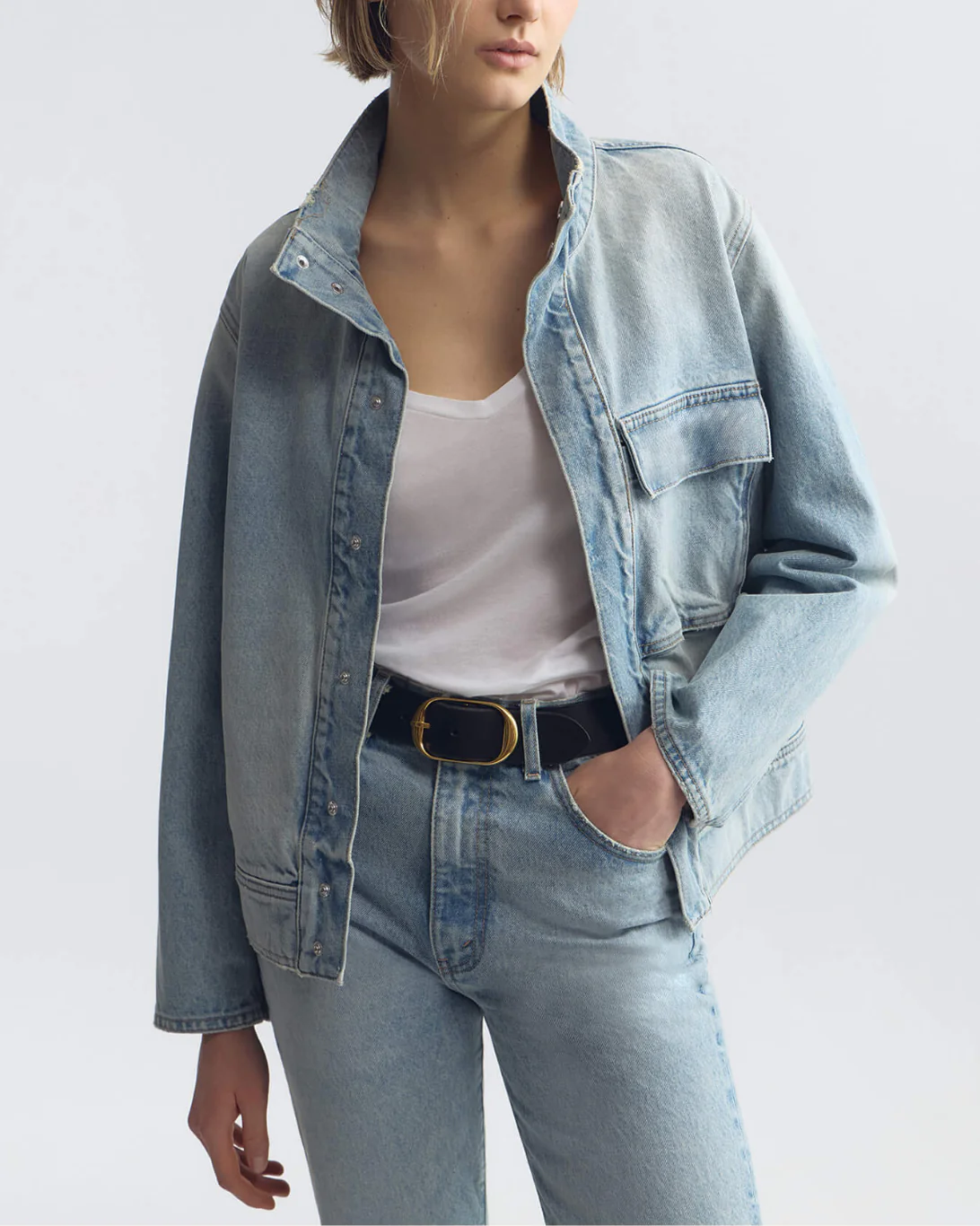 Marilou Denim Jacket | Alice Wash - Image 2