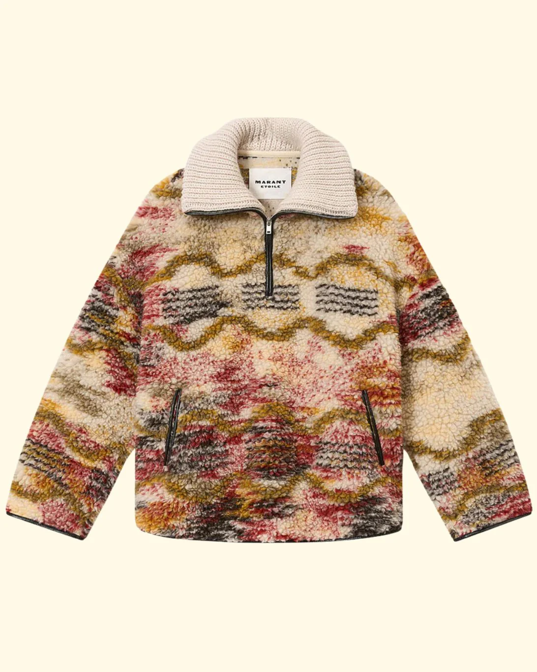 Marner Coat | Ecru/Ochre