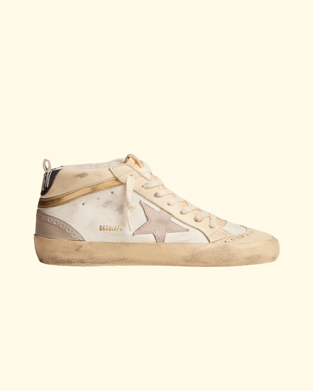 Mid Star Mirror Wave | White/Ivory/Light Lilac