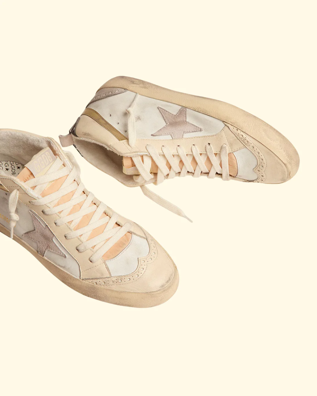 Mid Star Mirror Wave | White/Ivory/Light Lilac - Image 2