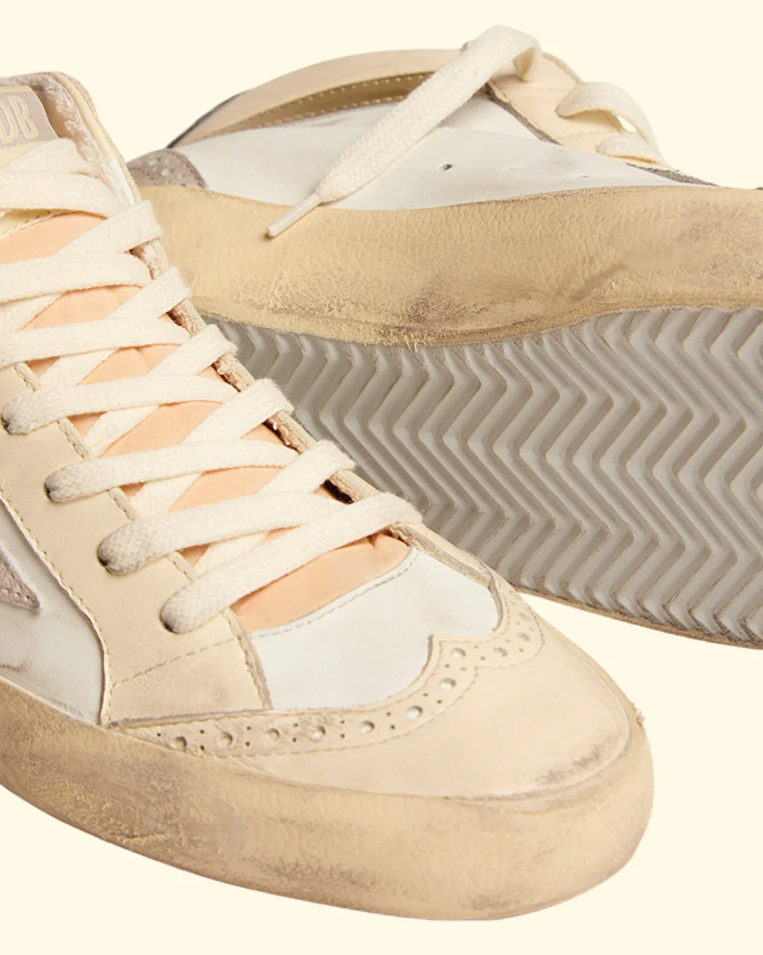 Mid Star Mirror Wave | White/Ivory/Light Lilac - Image 4