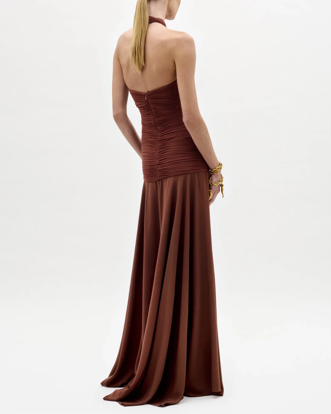 Moira Dress | Brown - Image 2