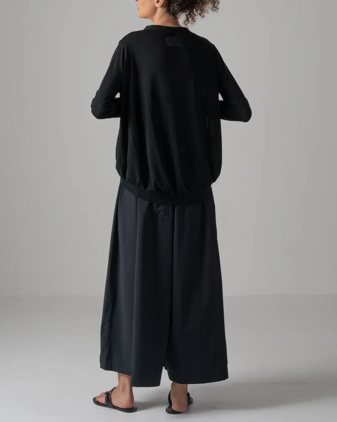 Nadine Raglan Cardigan | Black - Image 2