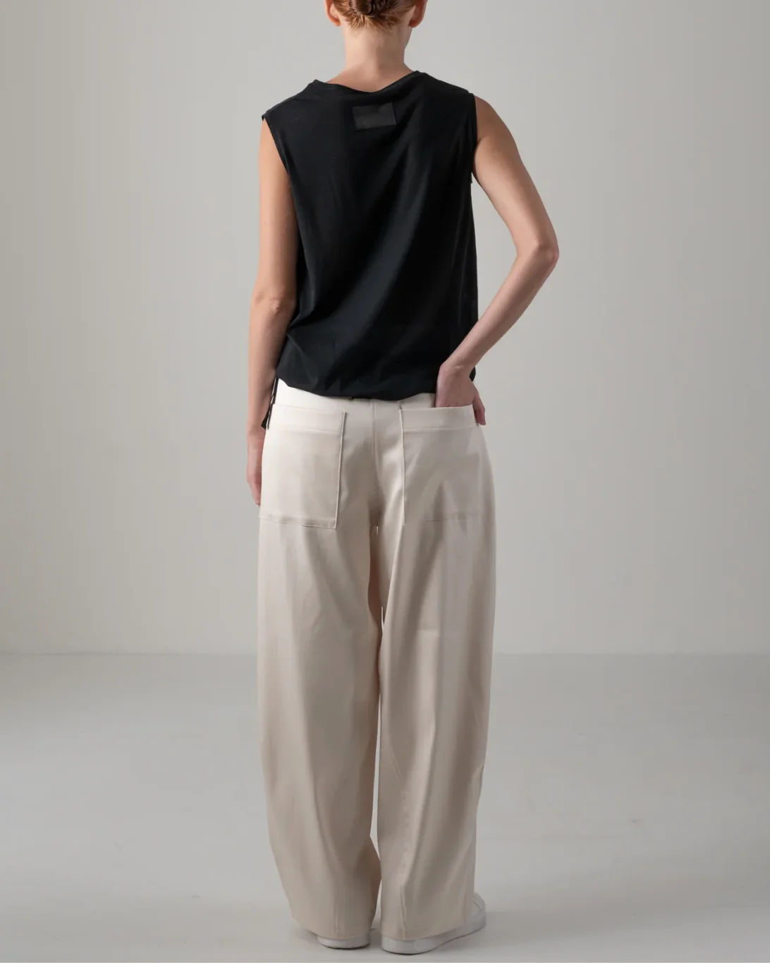 Nelly Sleeveless Top | Black - Image 3