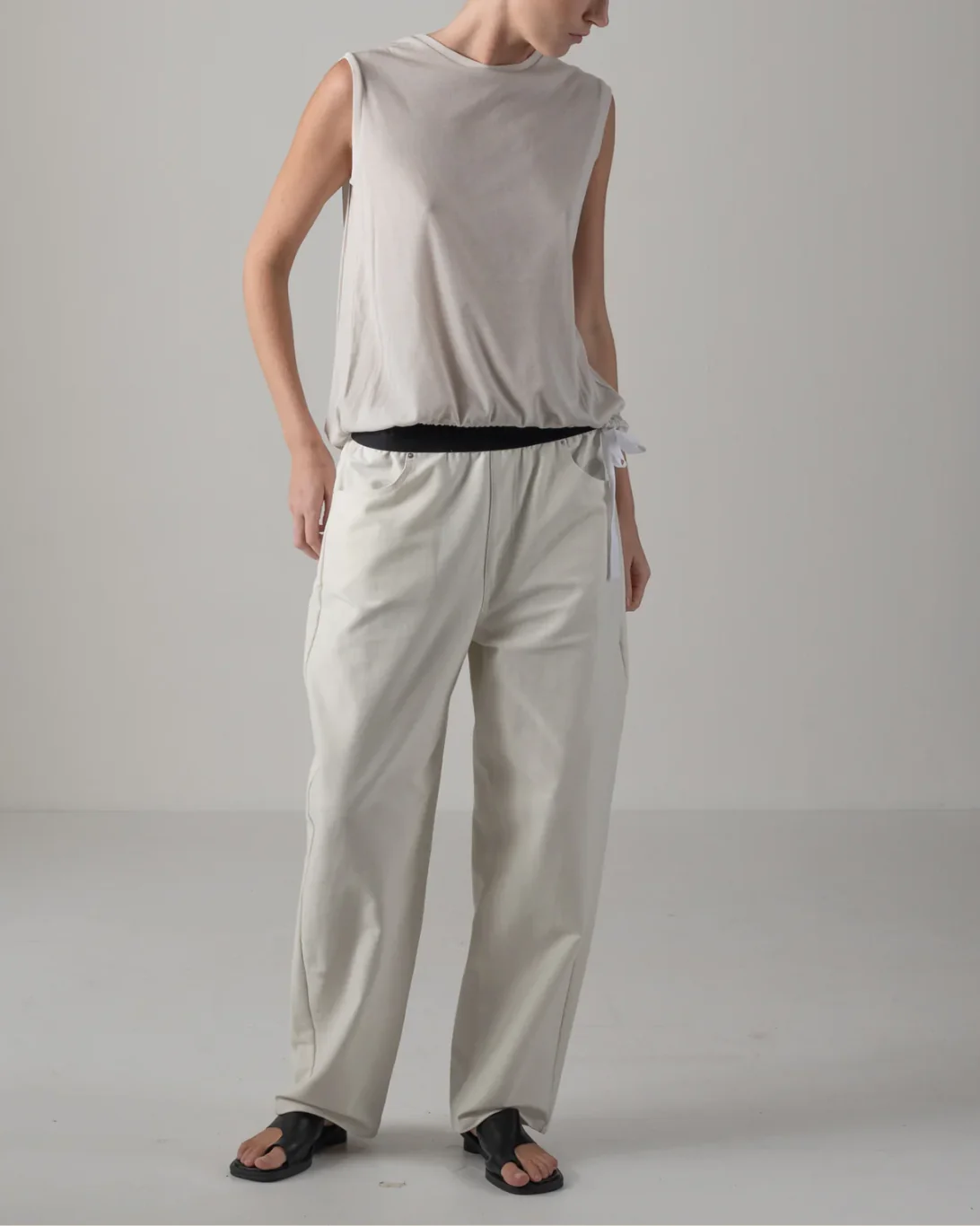 Nelly Sleeveless Top | Ice Grey - Image 3