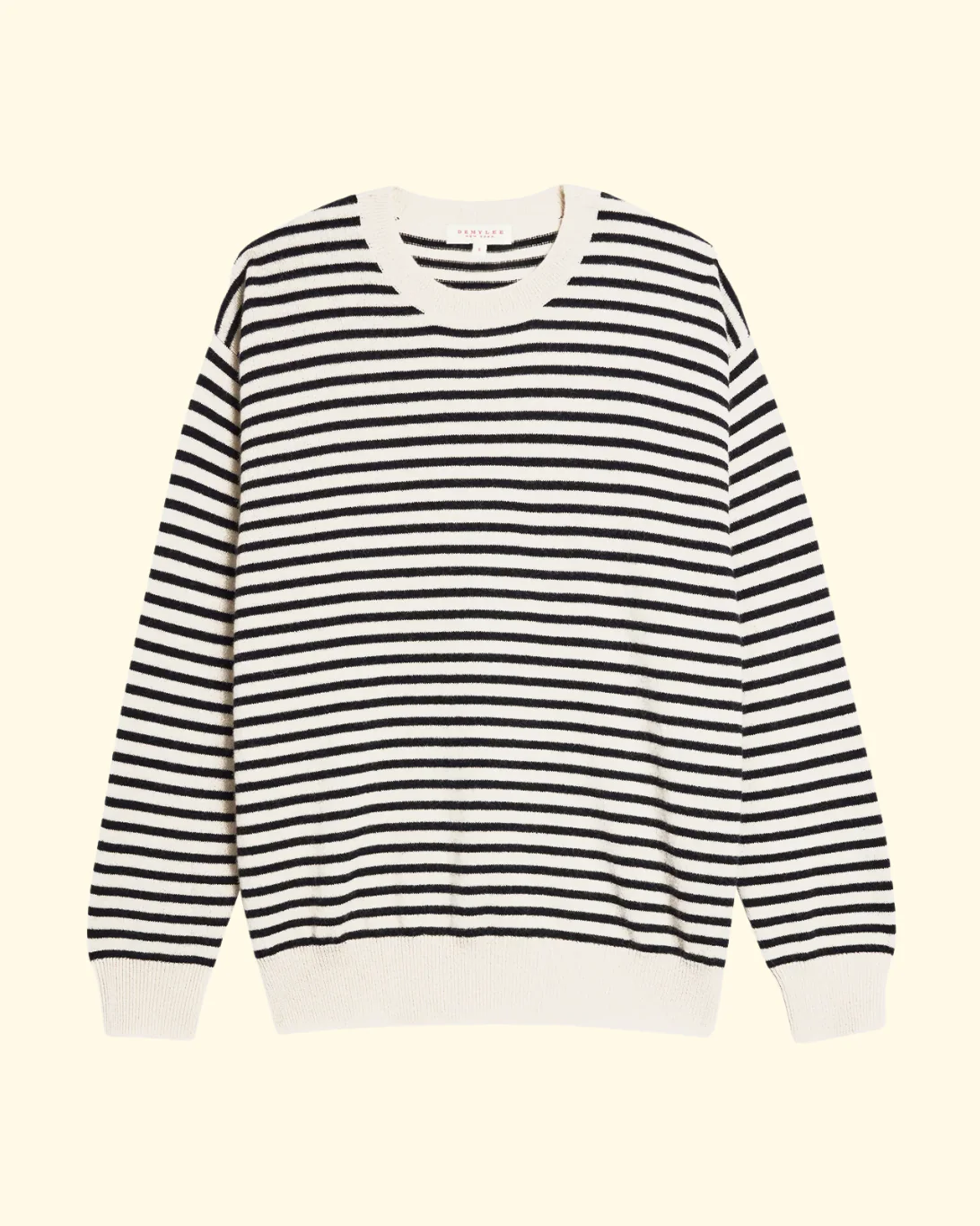 Neve Cashmere Sweater | Ivory Navy
