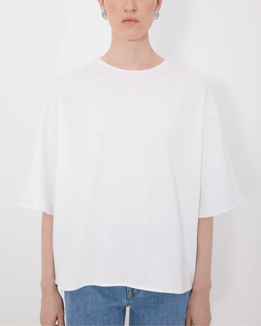 Osis Boxy T-Shirt | White - Image 4