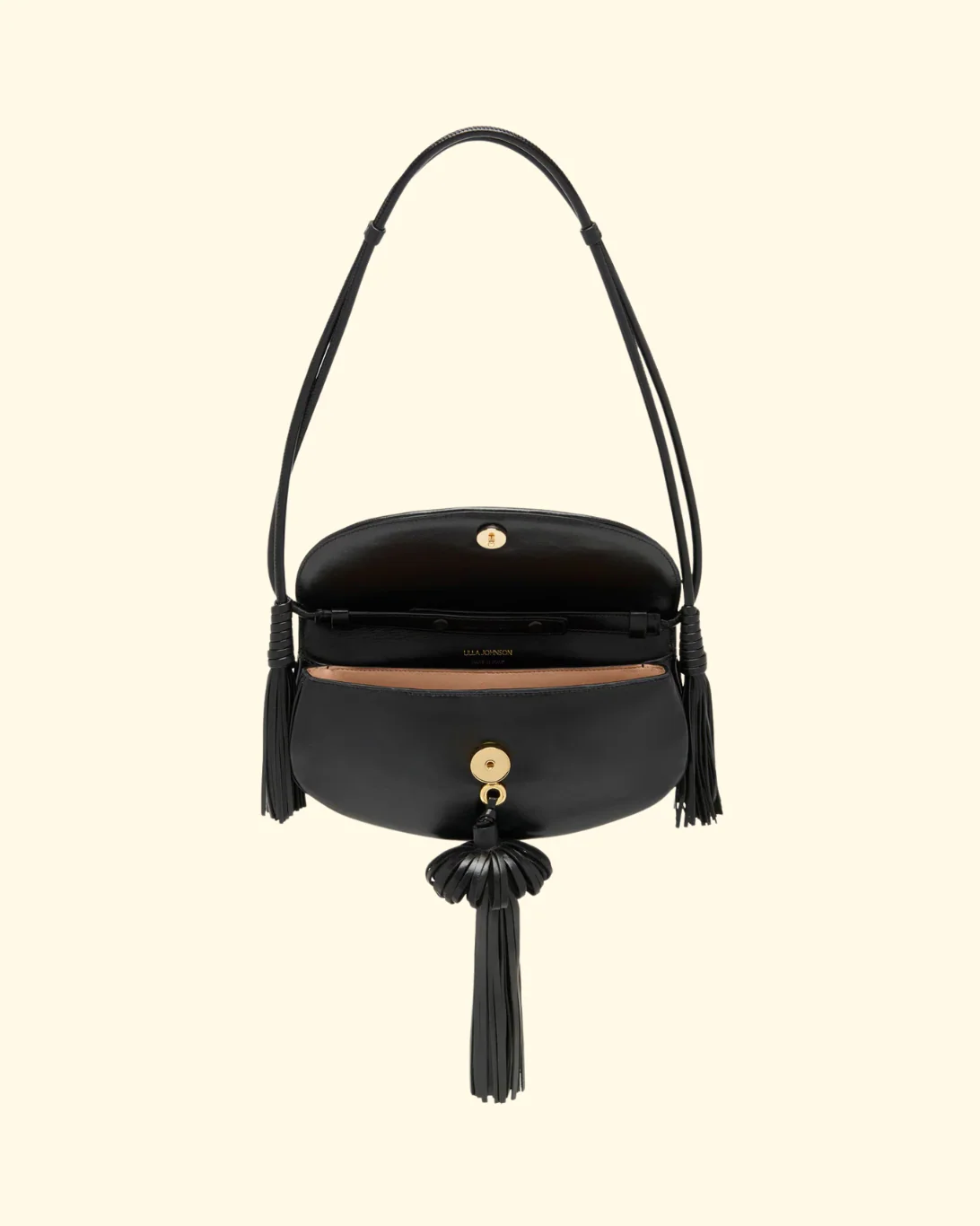 Paloma Tassel Flap Bag | Noir - Image 3