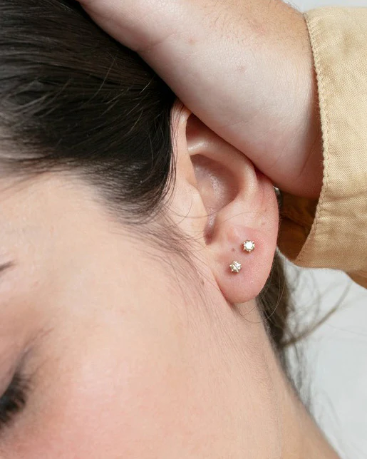 Pam Earrings | 14k Yellow Gold - Image 3