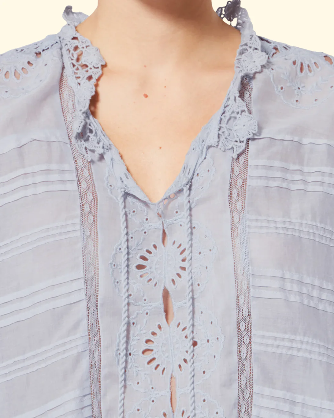 Payton Top | Light Blue - Image 3
