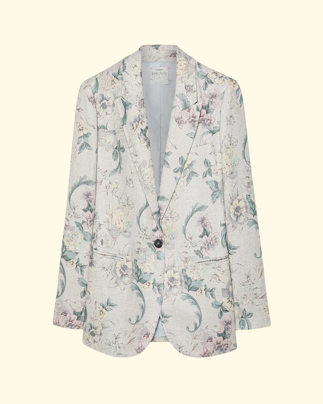 Peonia My Love Hopsack Jacket | Glicine
