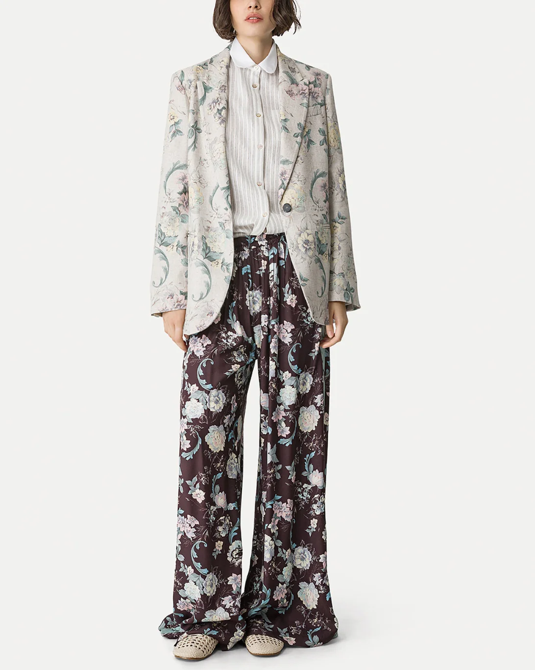 Peonia My Love Hopsack Jacket | Glicine - Image 3