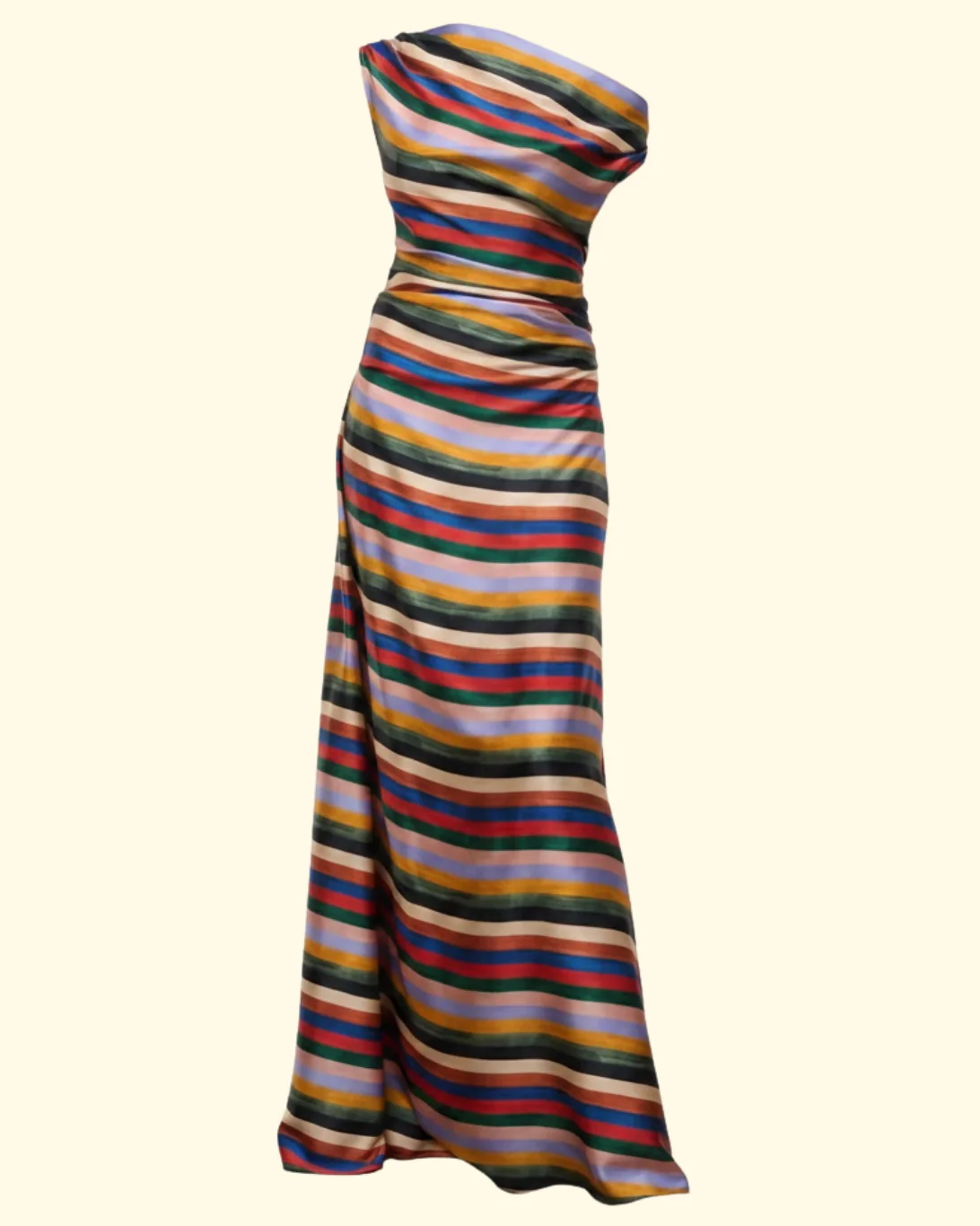Phare Silk Maxi Dress | Artist Stripe