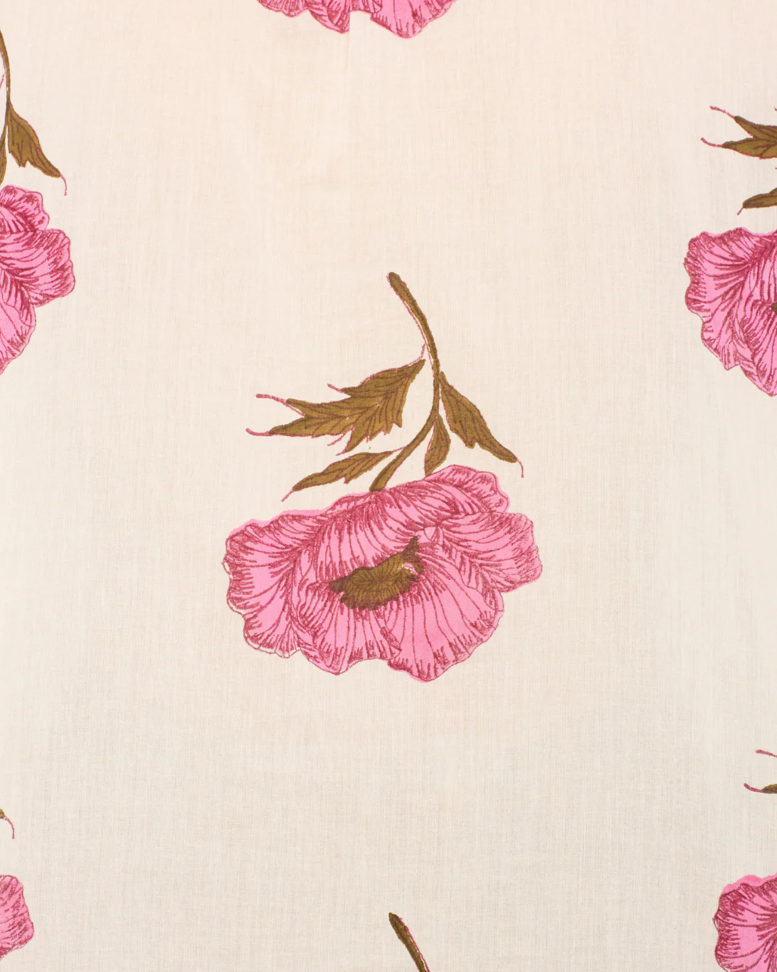 Poet Fuchsia Poppy Blouse | Off-White - Image 4