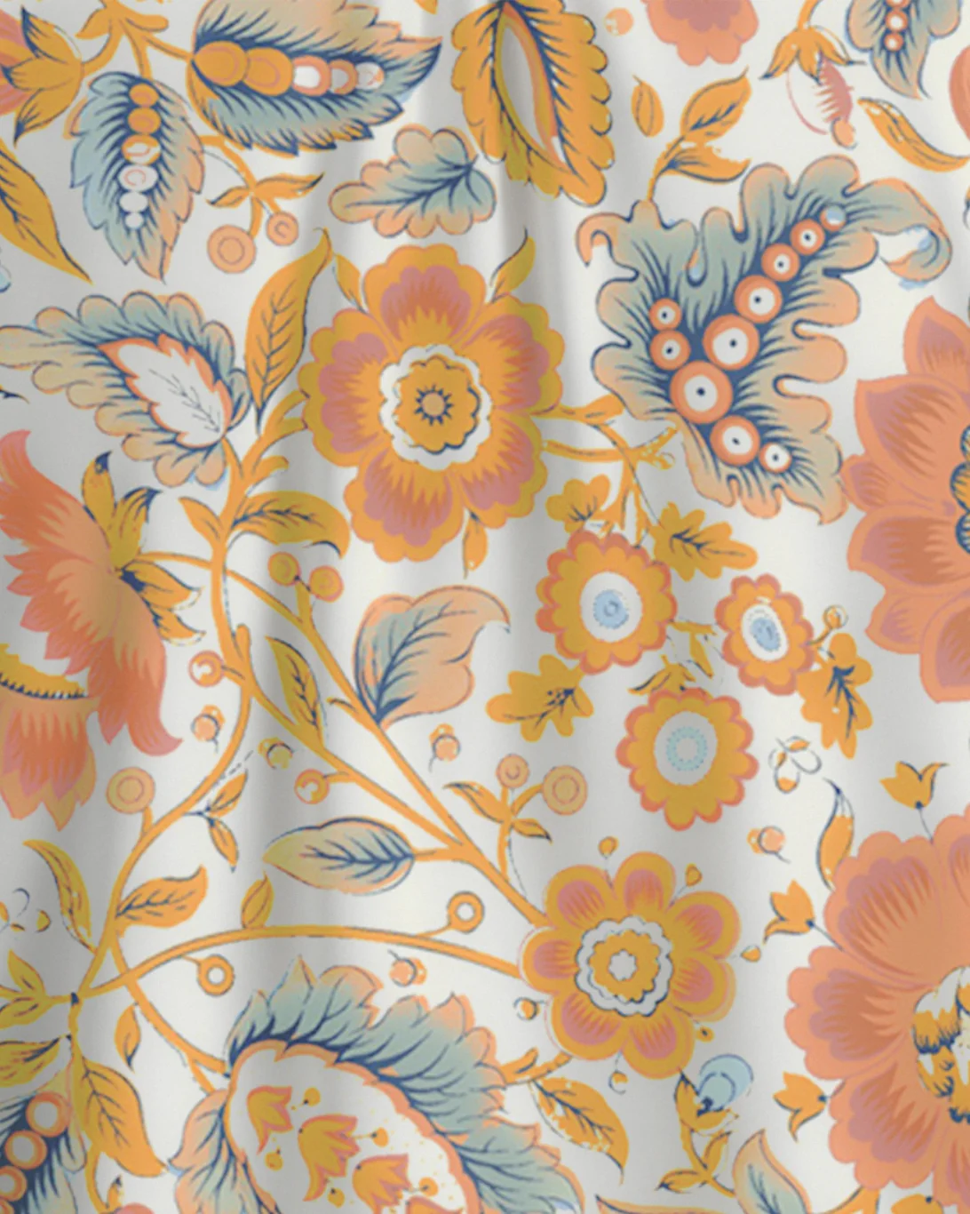 Poet Topaz Flower Blouse | Off-White - Image 3