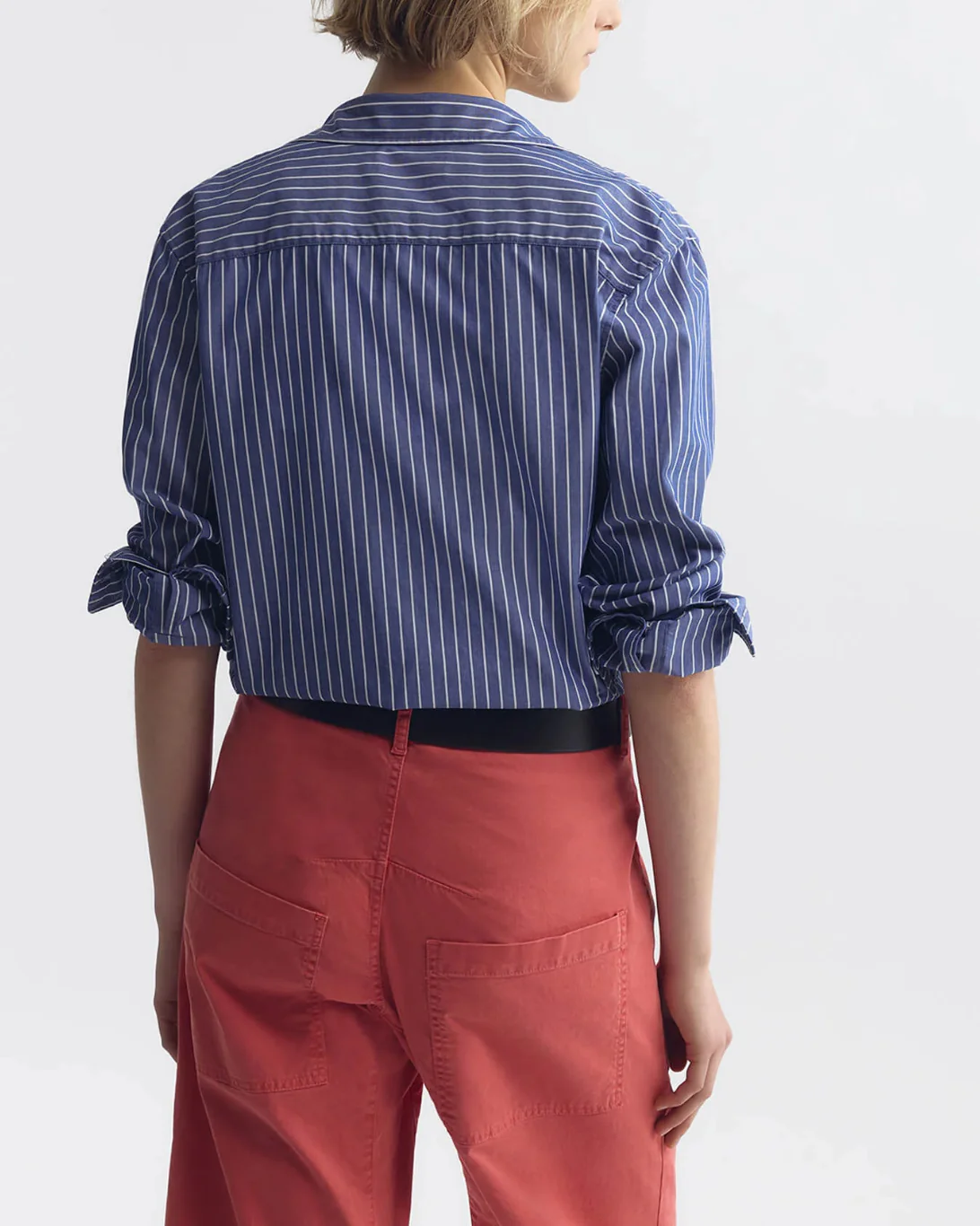 Raphael Classic Shirt | Dark Navy/White Stripe - Image 3