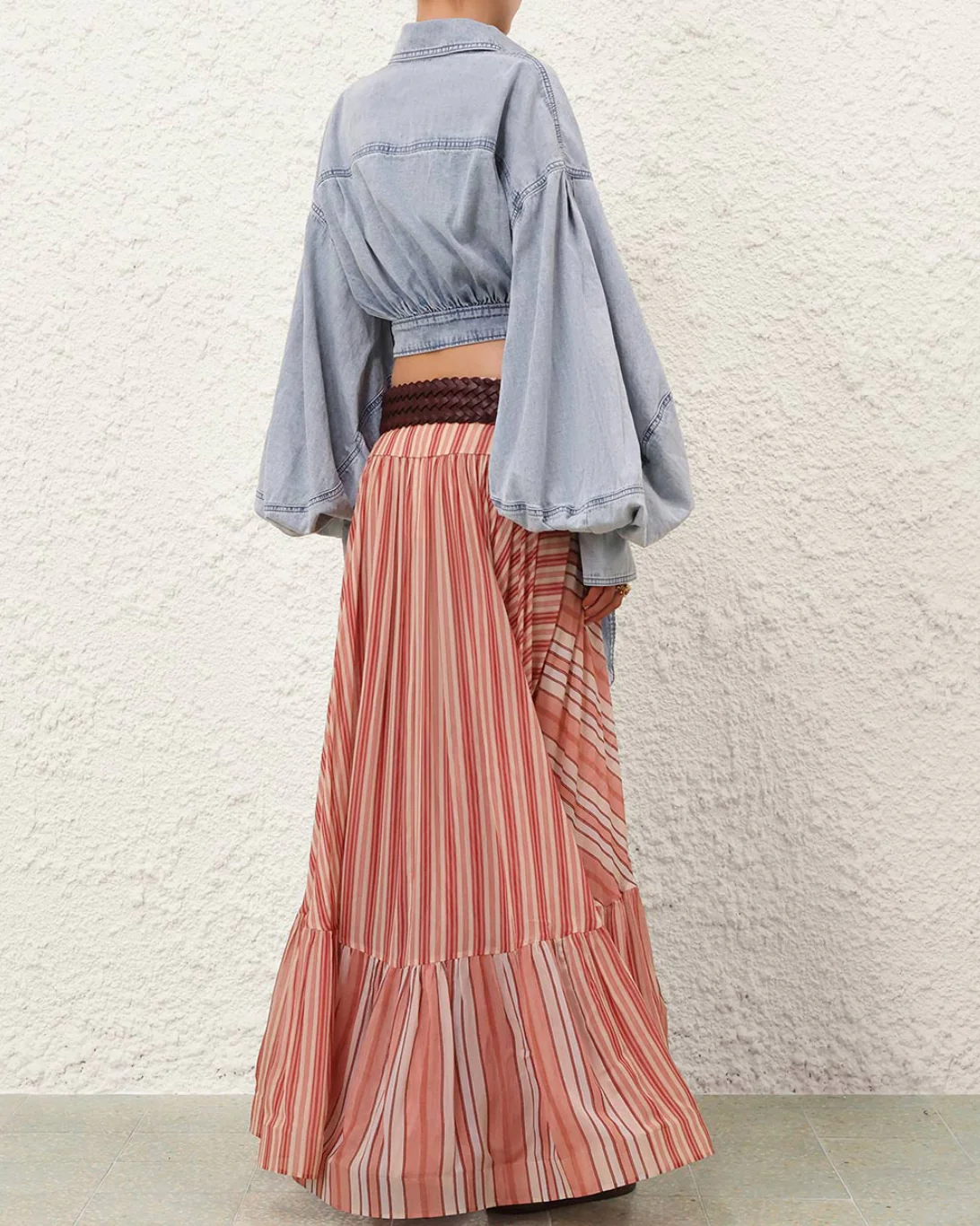 Rebellion Denim Wrap Top | Castaway - Image 3