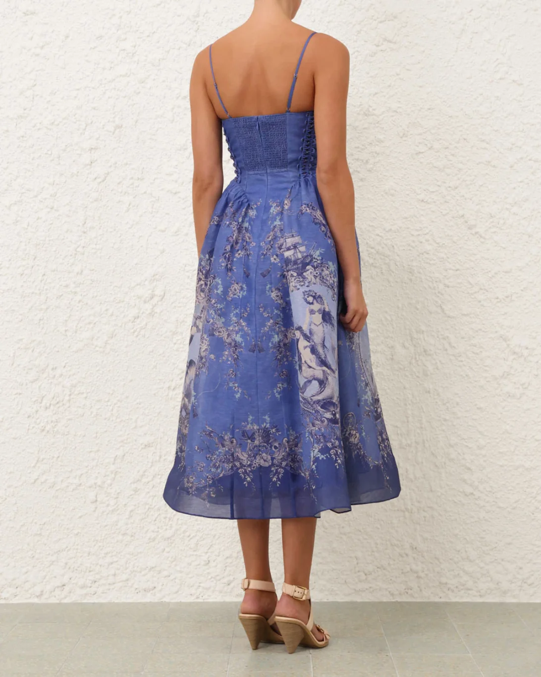 Rebellion Mermaid Picnic Dress | Blue - Image 3