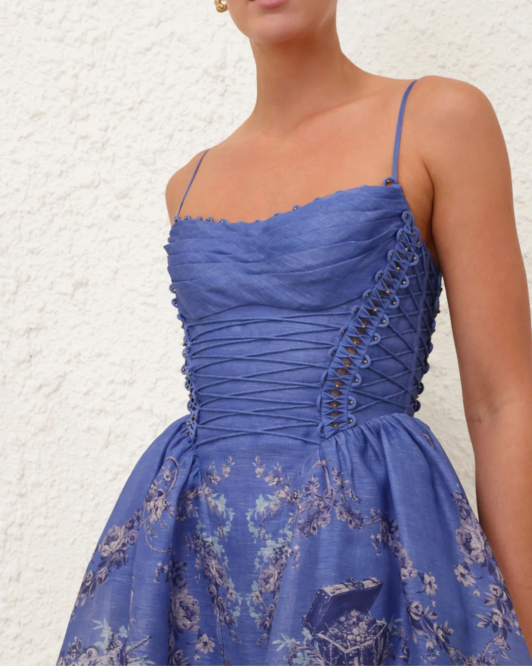 Rebellion Mermaid Picnic Dress | Blue - Image 4