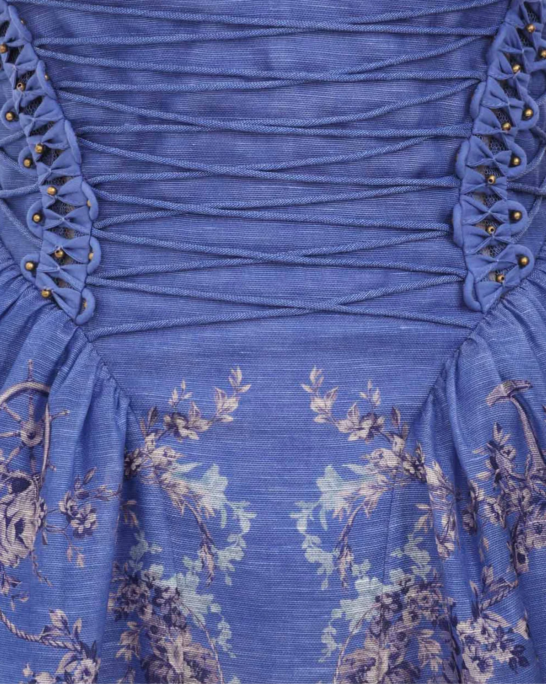 Rebellion Mermaid Picnic Dress | Blue - Image 5