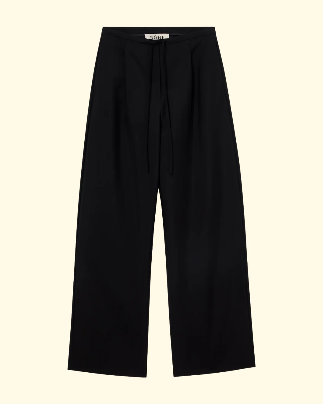 Relaxed Drawstring Trouser | Black