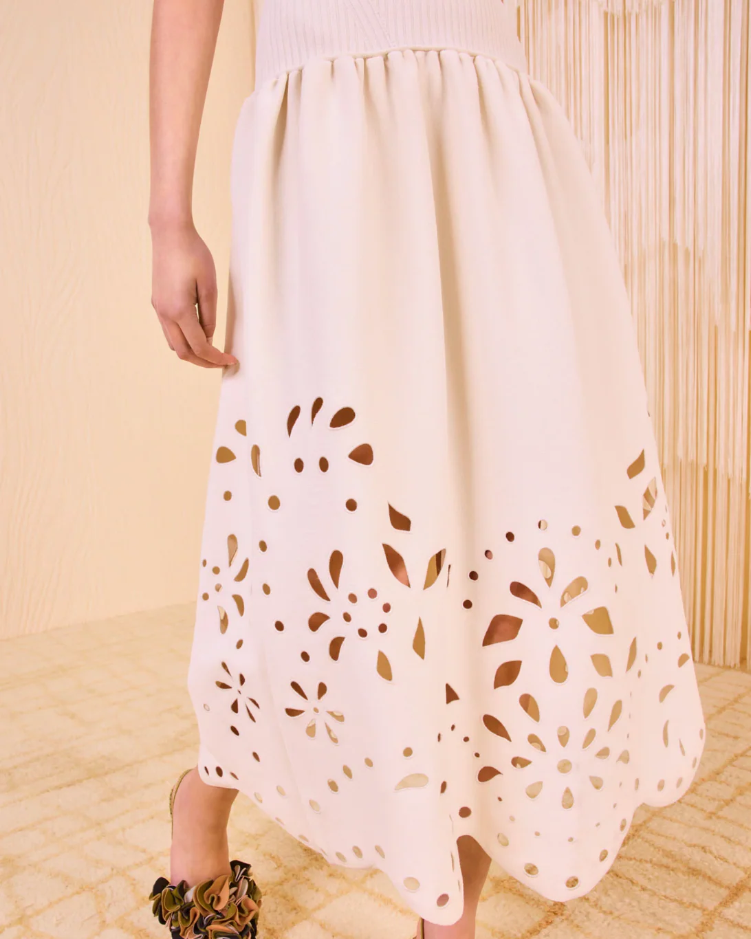 Rosaline Knit Midi Dress | Cowrie - Image 3