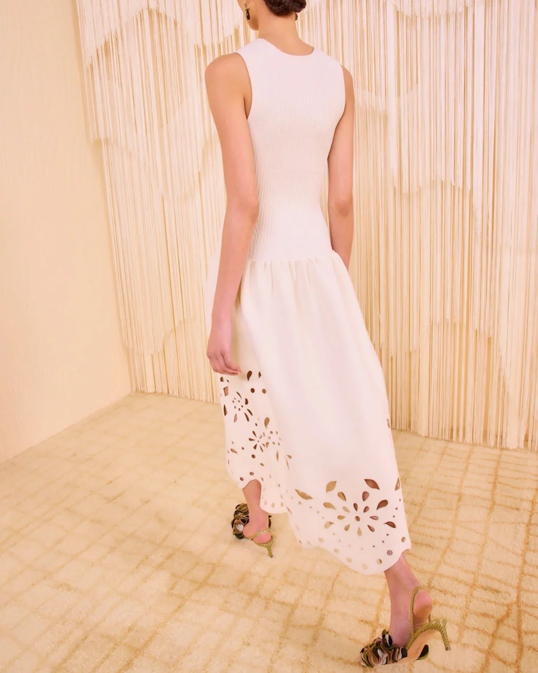 Rosaline Knit Midi Dress | Cowrie - Image 5