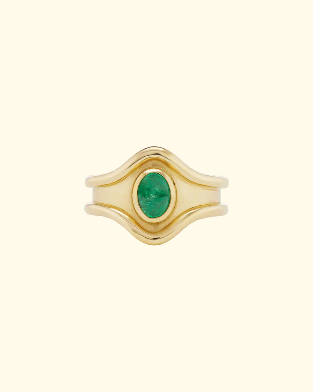 Shelter Island Ring in Emerald | 18k Yellow Gold - ONLINE ONLY