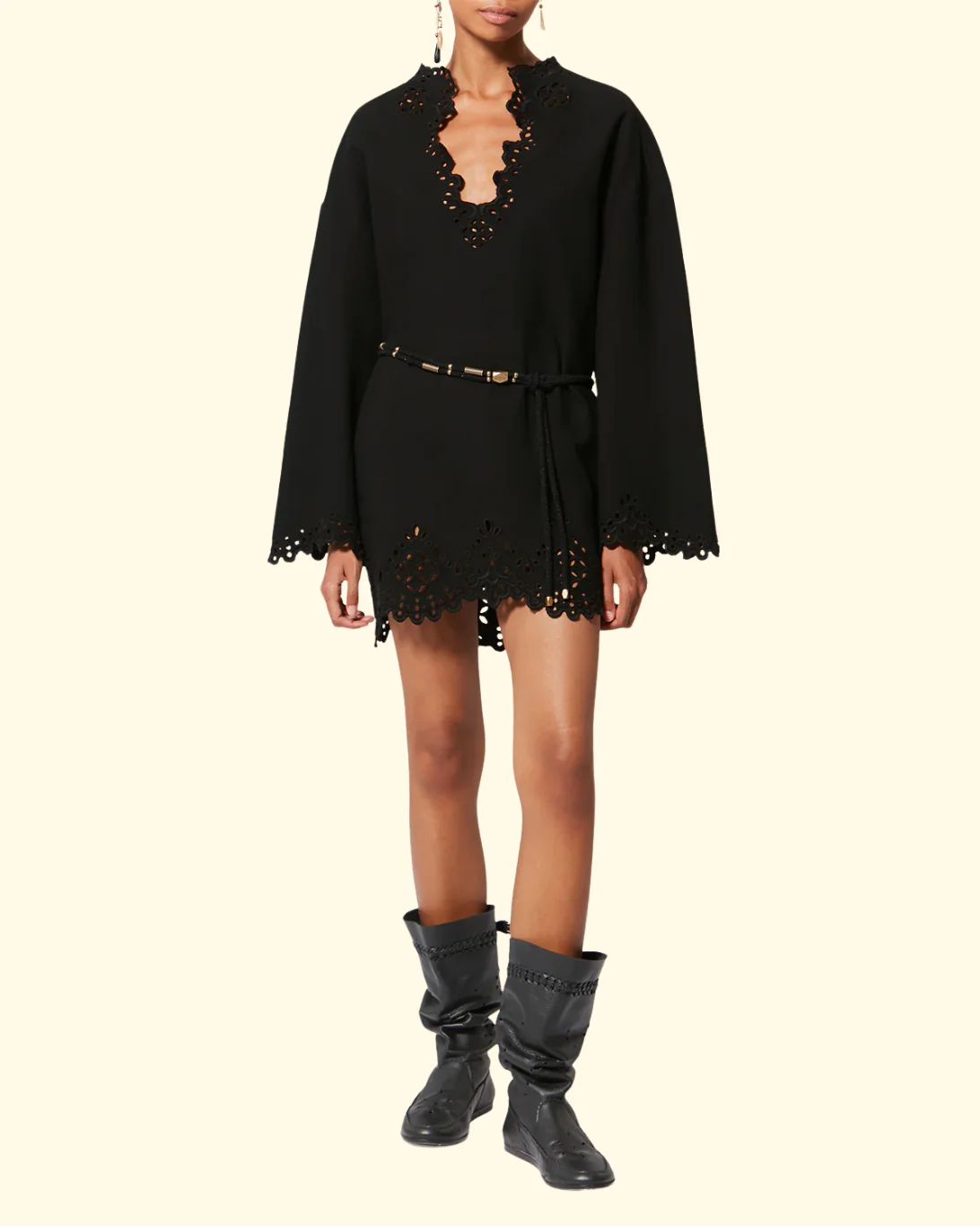 Sherazade Dress | Faded Black - Image 5