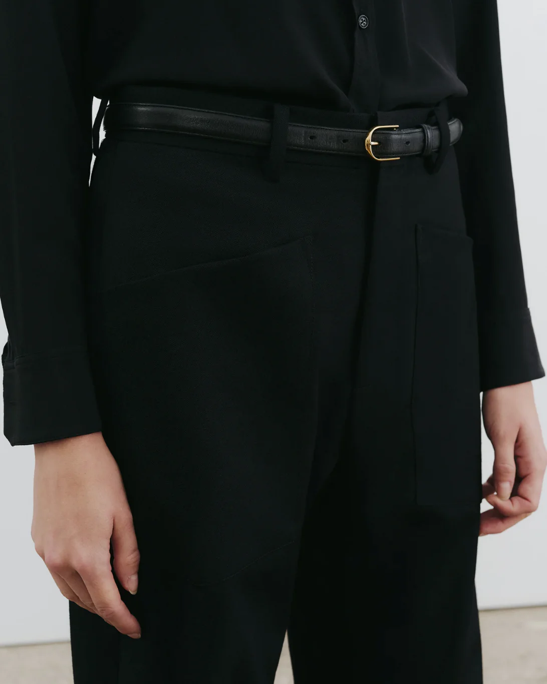 Shon Wool Pant | Black - Image 5