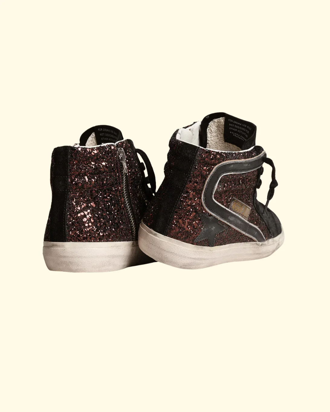 Slide Glitter Star & Wave | Coffee/Black - Image 4