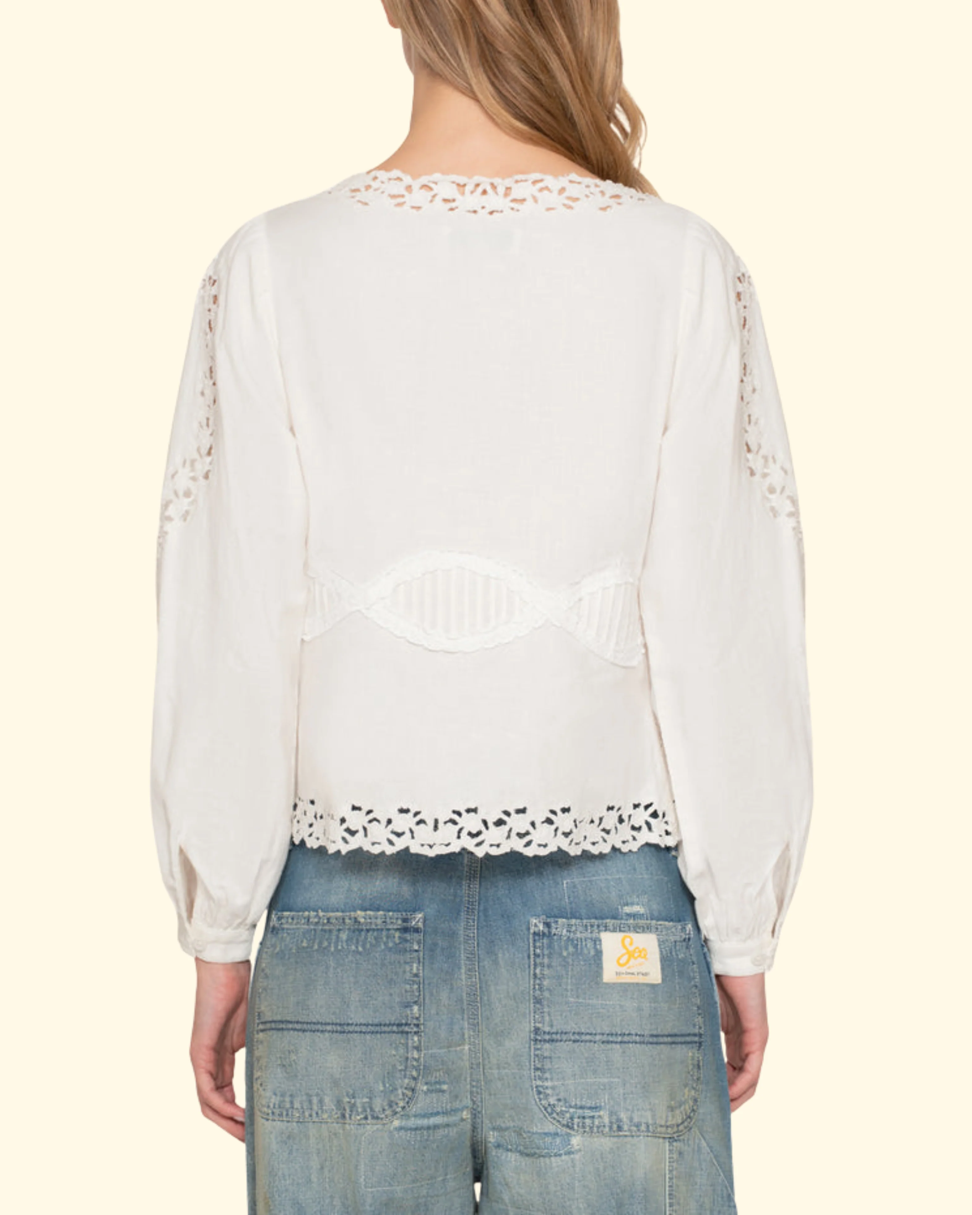 Sofia Blouse | Cream - Image 4